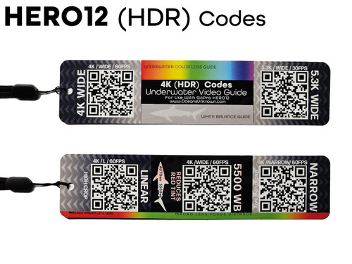 Bluewater GoPro QR Code Cards for Underwater Video (Hero 8, 9, 10, 11, 12)  Bluewater GoPro QR Code Cards for Underwater Video (Hero 8, 9, 10, 11, 12)
