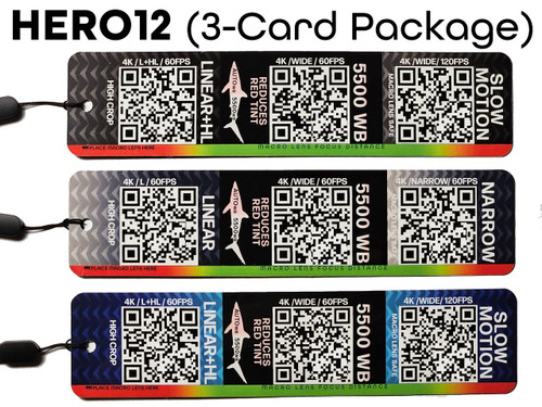 Bluewater GoPro QR Code Cards for Underwater Video (Hero 8, 9, 10, 11, 12)  Bluewater GoPro QR Code Cards for Underwater Video (Hero 8, 9, 10, 11, 12)