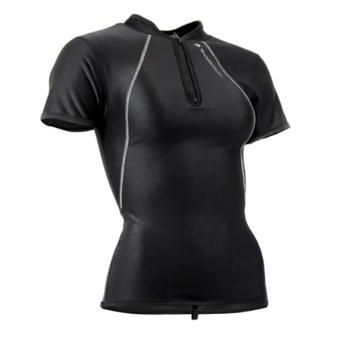 Sharkskin SHARKSKIN Chillproof Short Sleeve Chest Zip Women's 